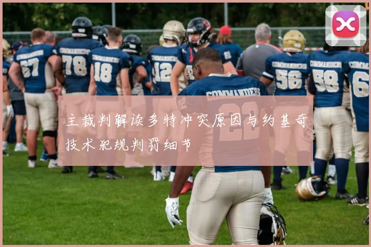 主裁判解读多特冲突原因与约基奇技术犯规判罚细节